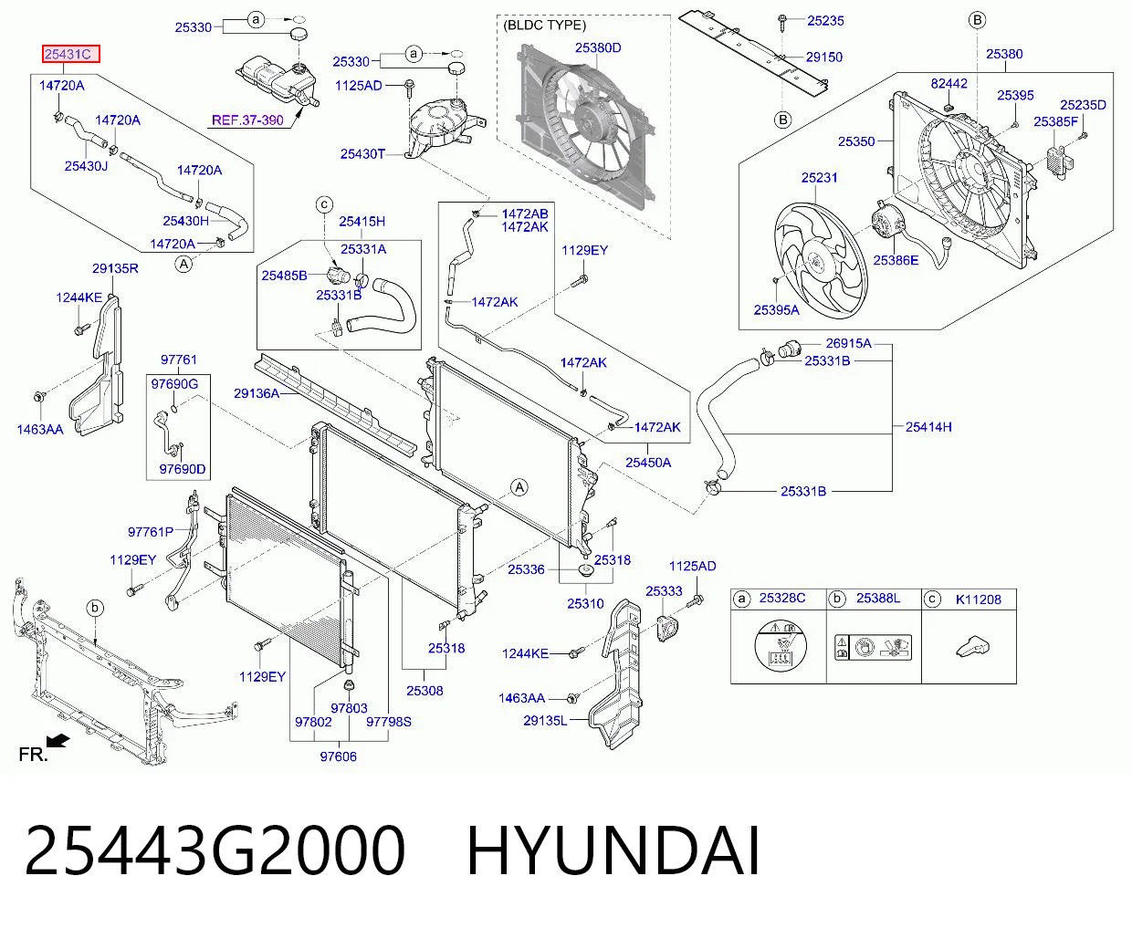 25443G2000 Hyundai/Kia 