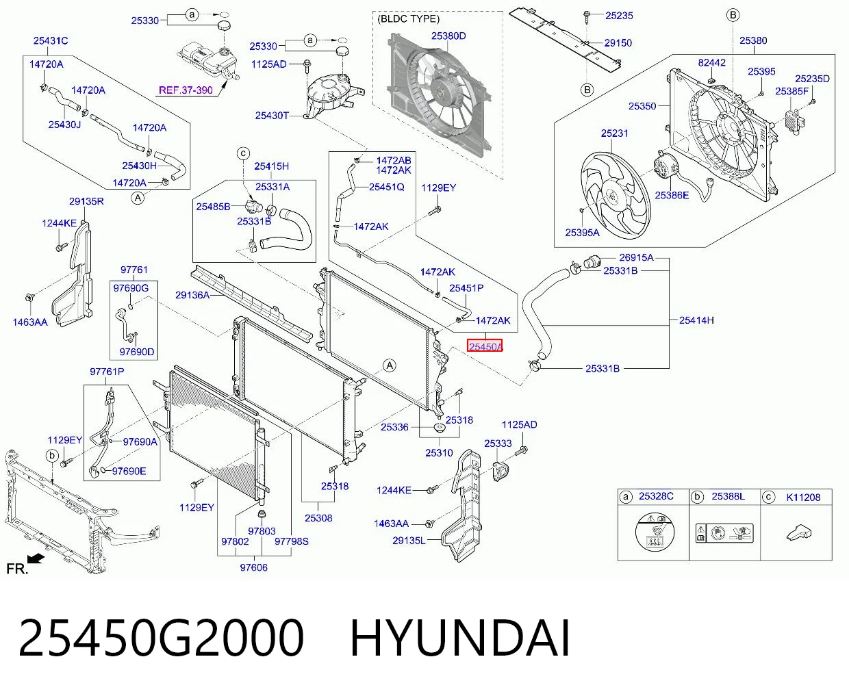 25450G2000 Hyundai/Kia 