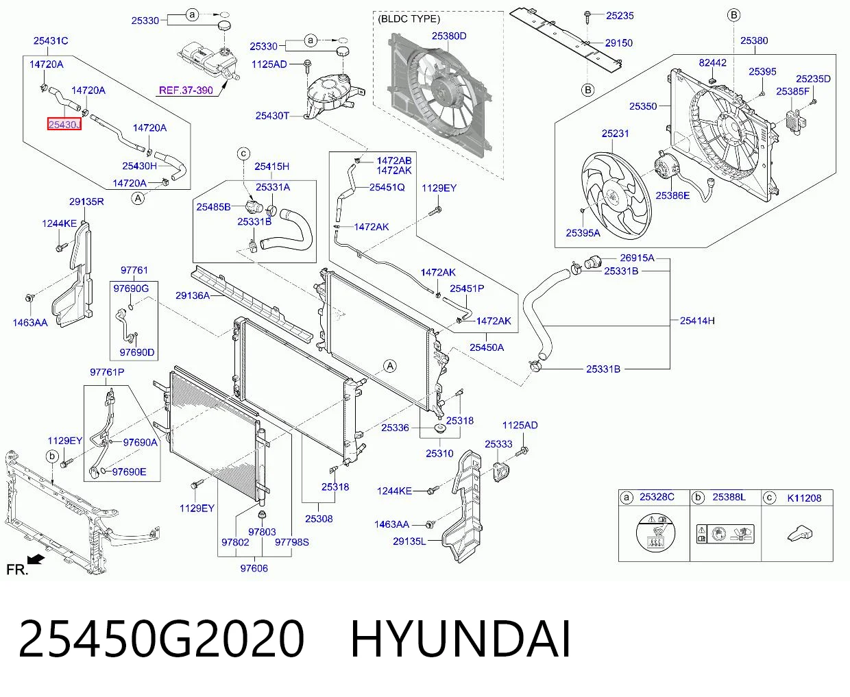 25450G2020 Hyundai/Kia 