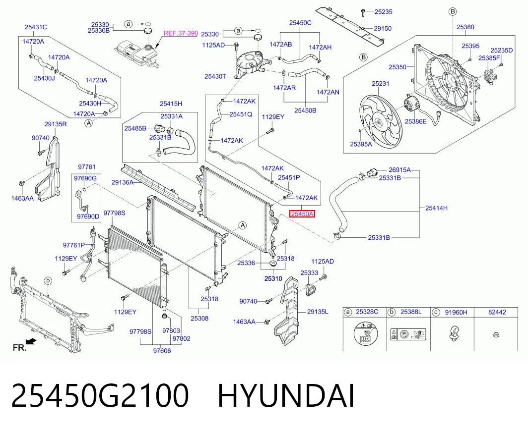 25450G2100 Hyundai/Kia 