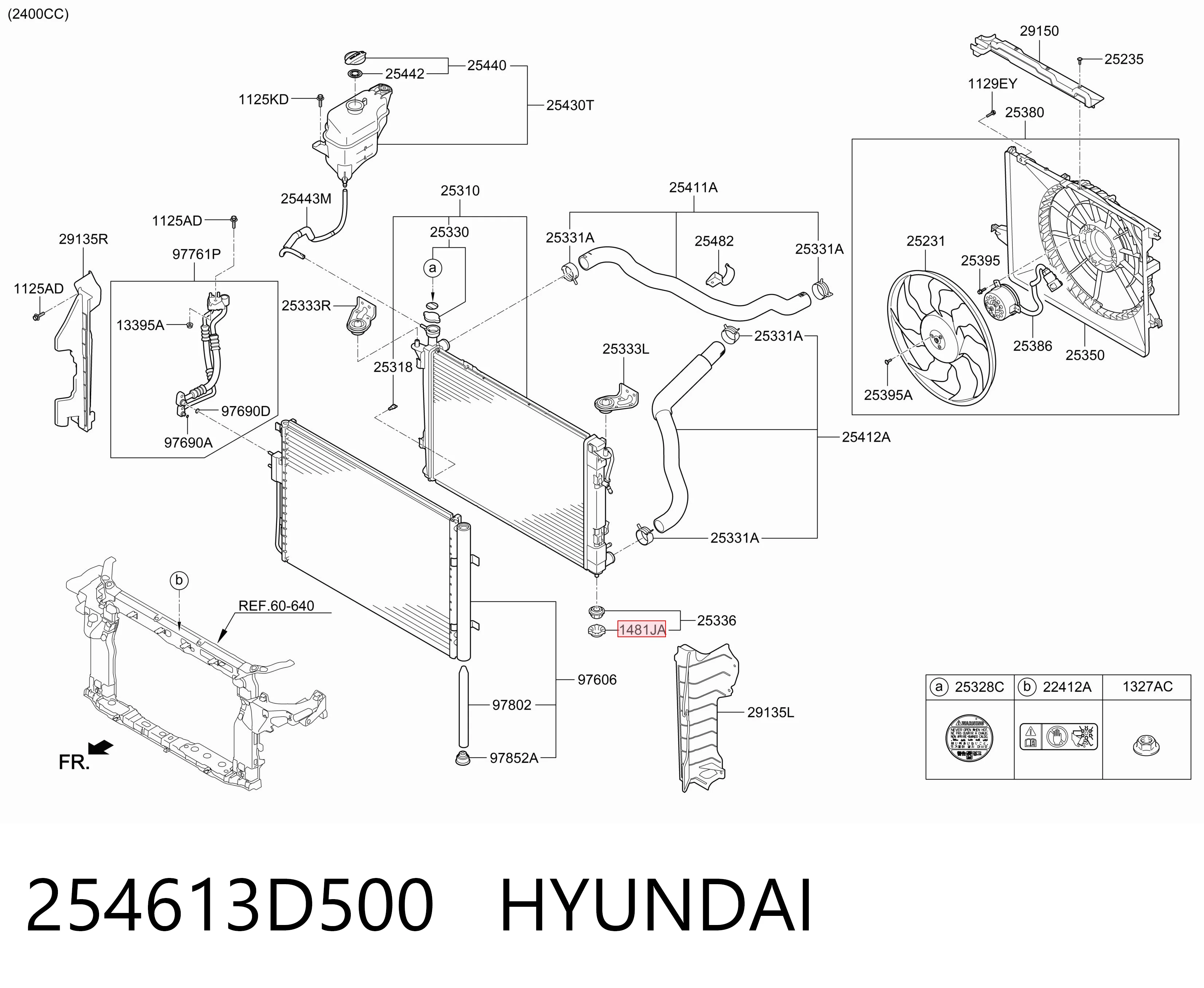 254613D500 Hyundai/Kia 