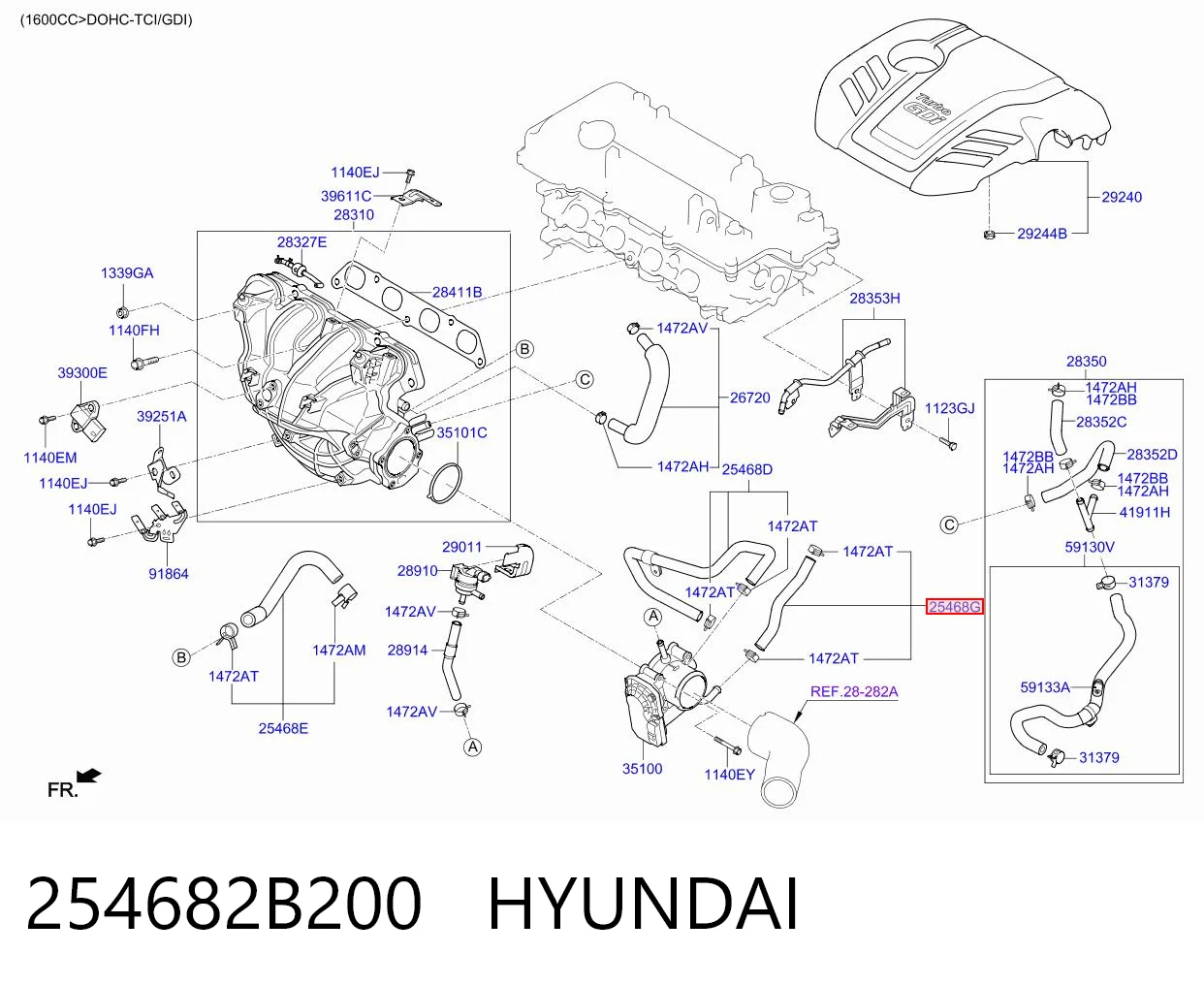 254682B200 Hyundai/Kia 