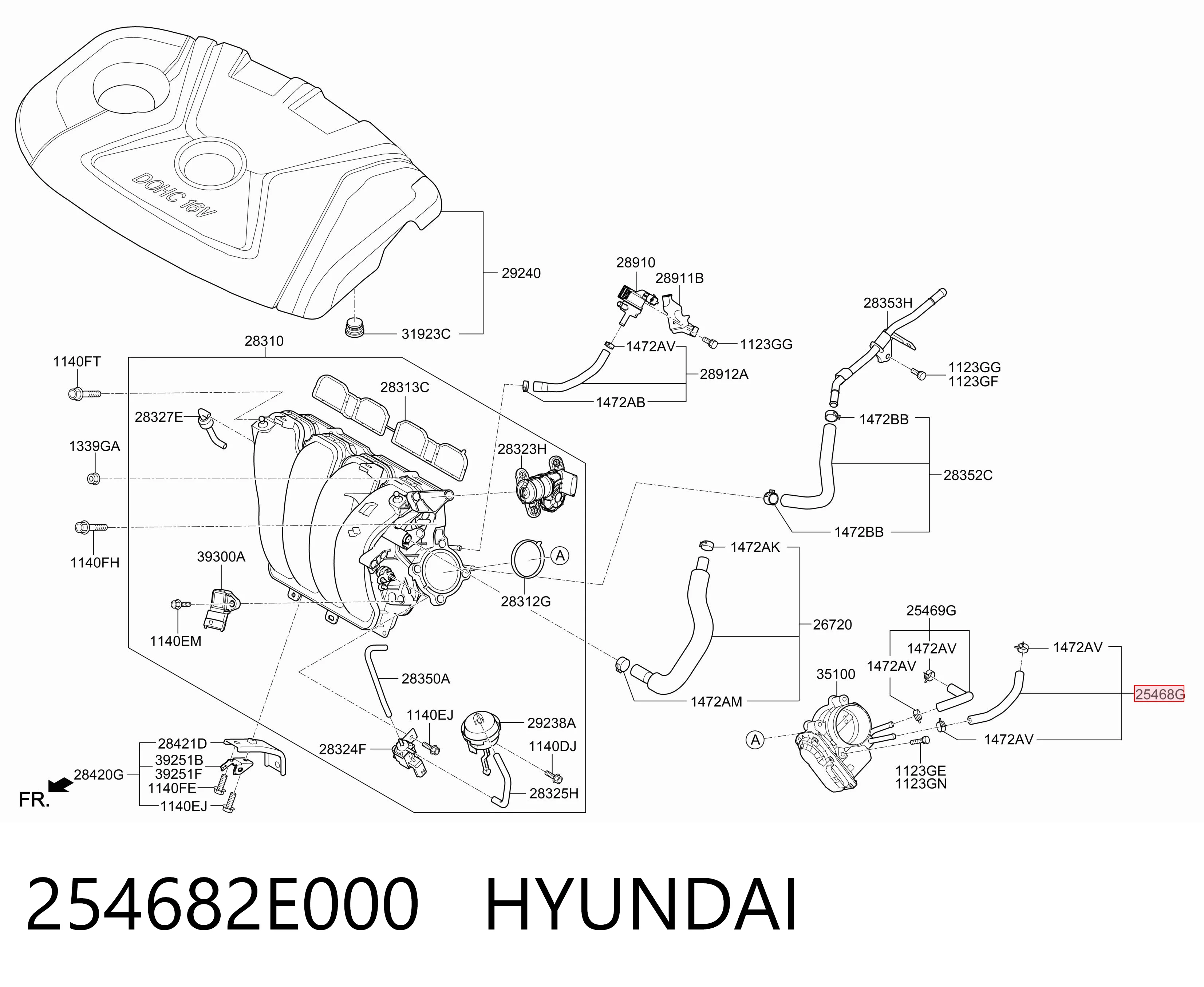 254682E000 Hyundai/Kia 