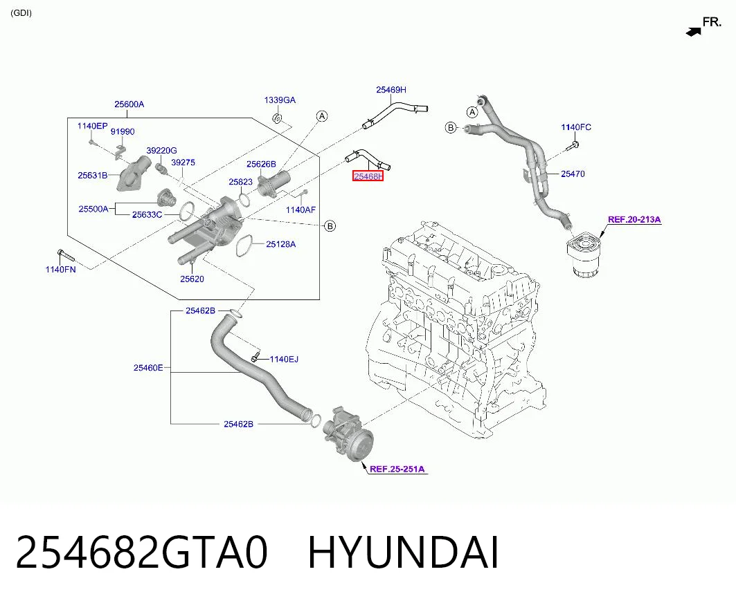 254682GTA0 Hyundai/Kia 