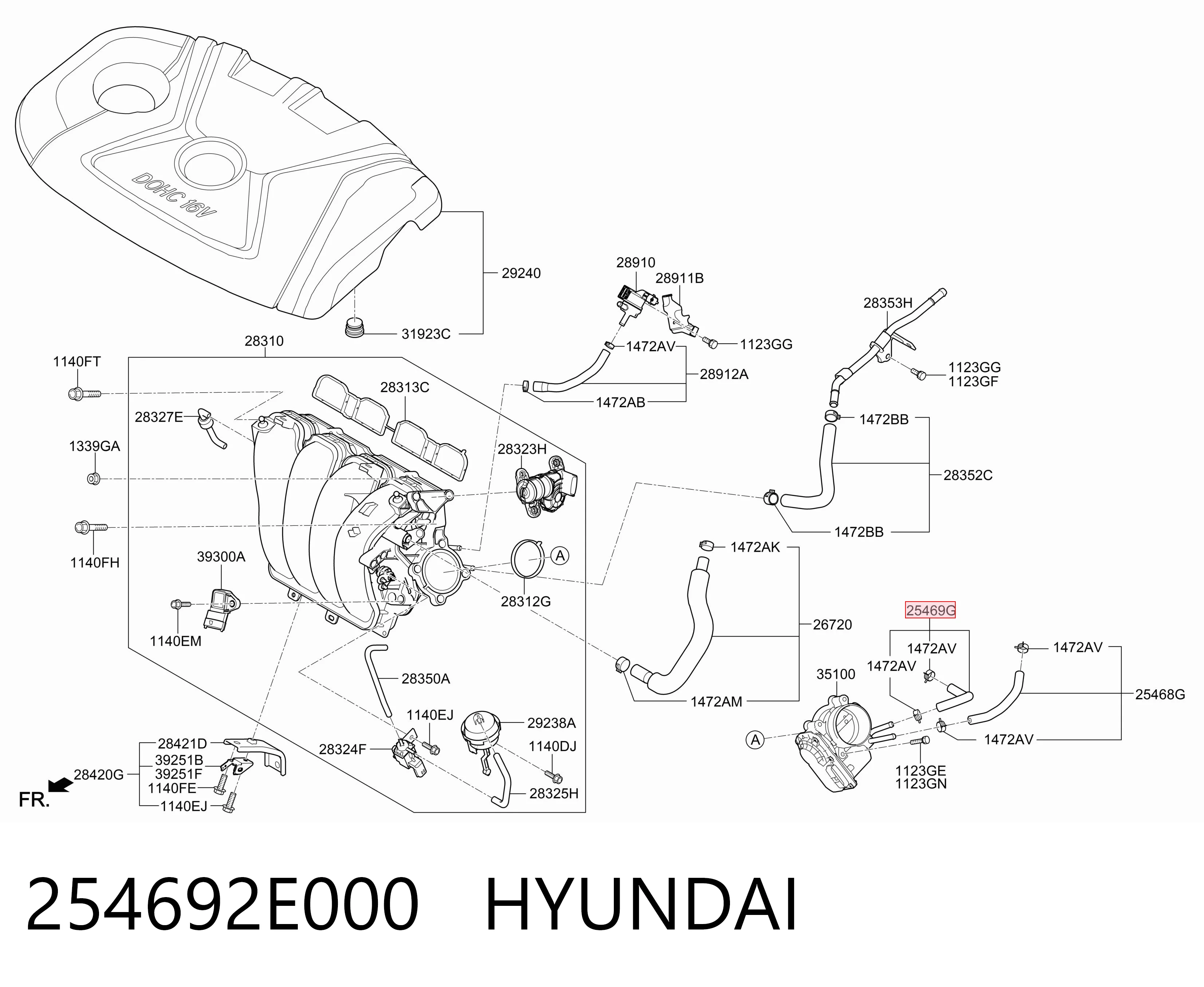 254692E000 Hyundai/Kia 