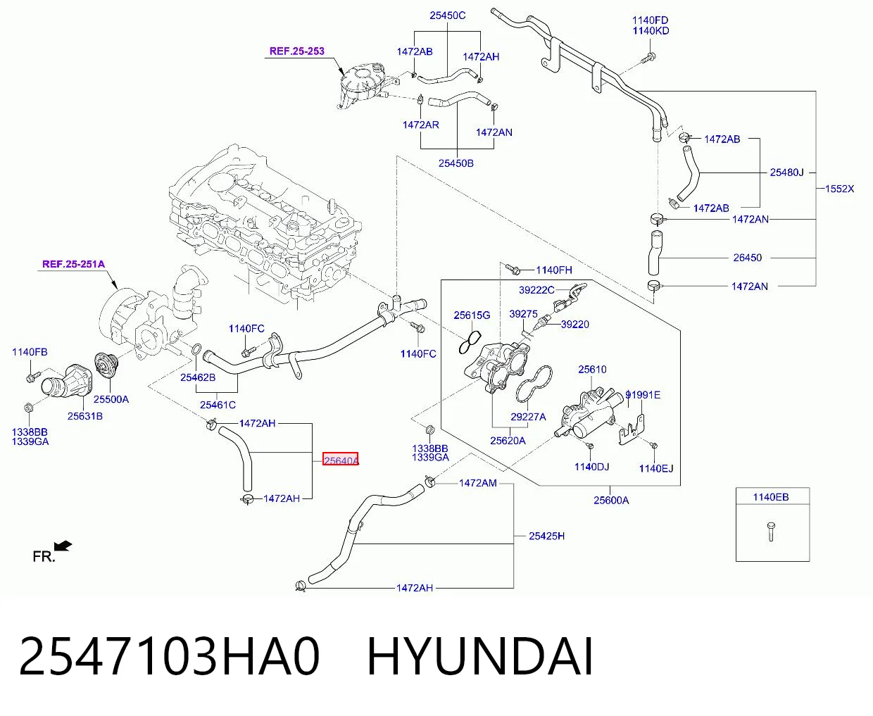 2547103HA0 Hyundai/Kia 