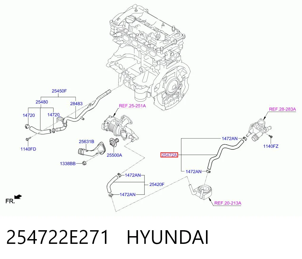 254722E271 Hyundai/Kia 
