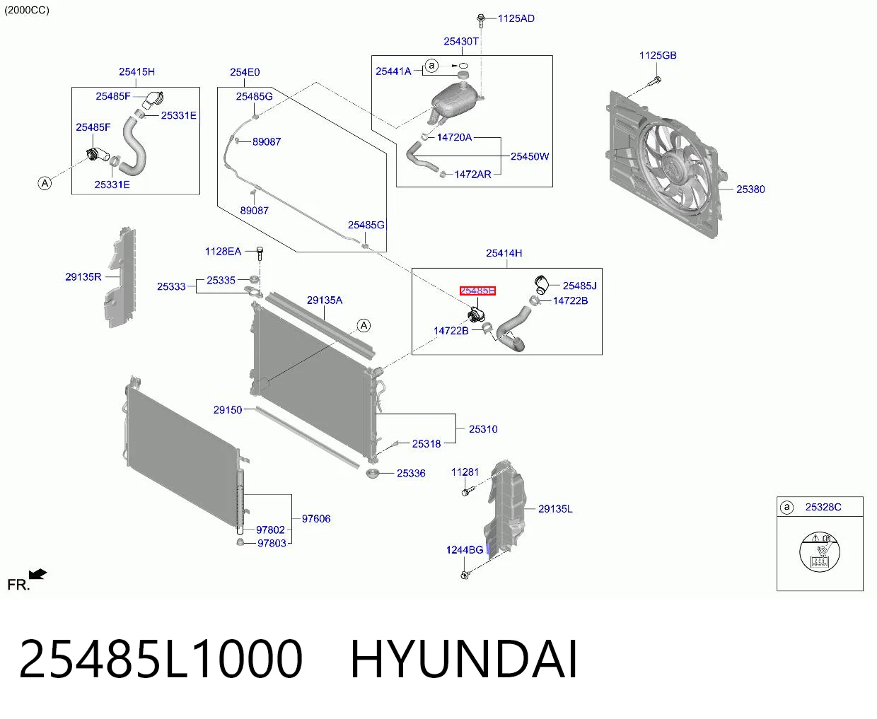 25485L1000 Hyundai/Kia 