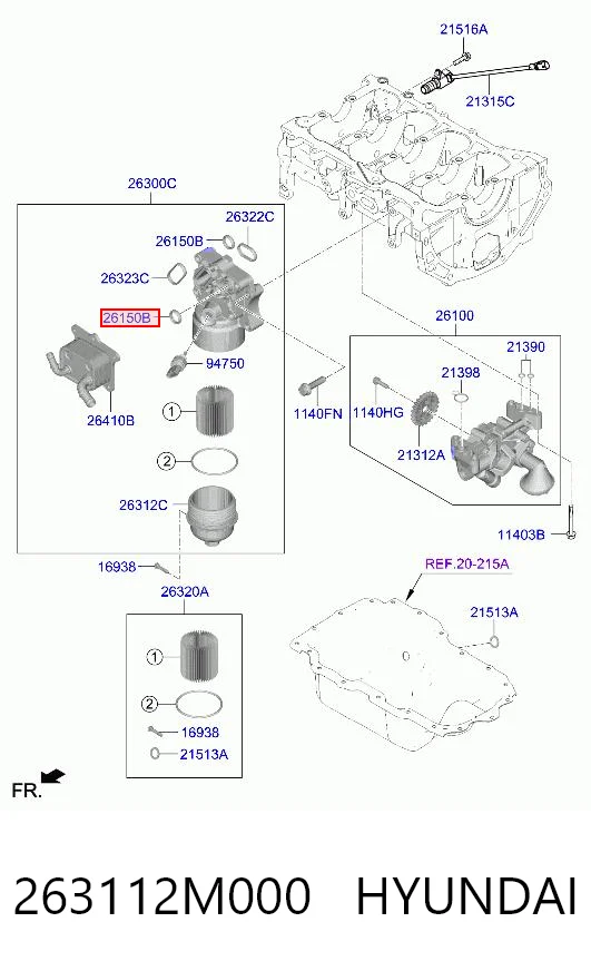 263112M000 Hyundai/Kia 