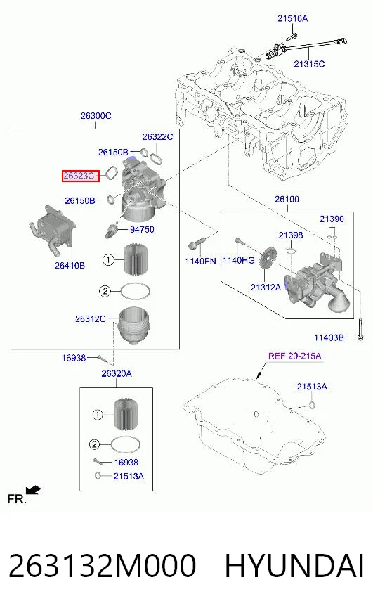 263132M000 Hyundai/Kia 