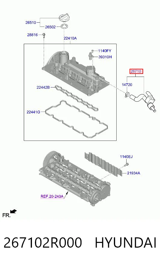 267102R000 Hyundai/Kia