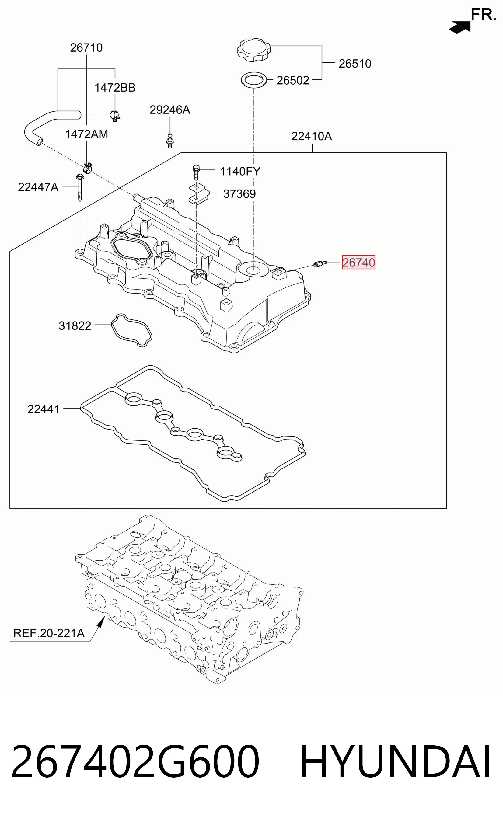 267402G600 Hyundai/Kia 