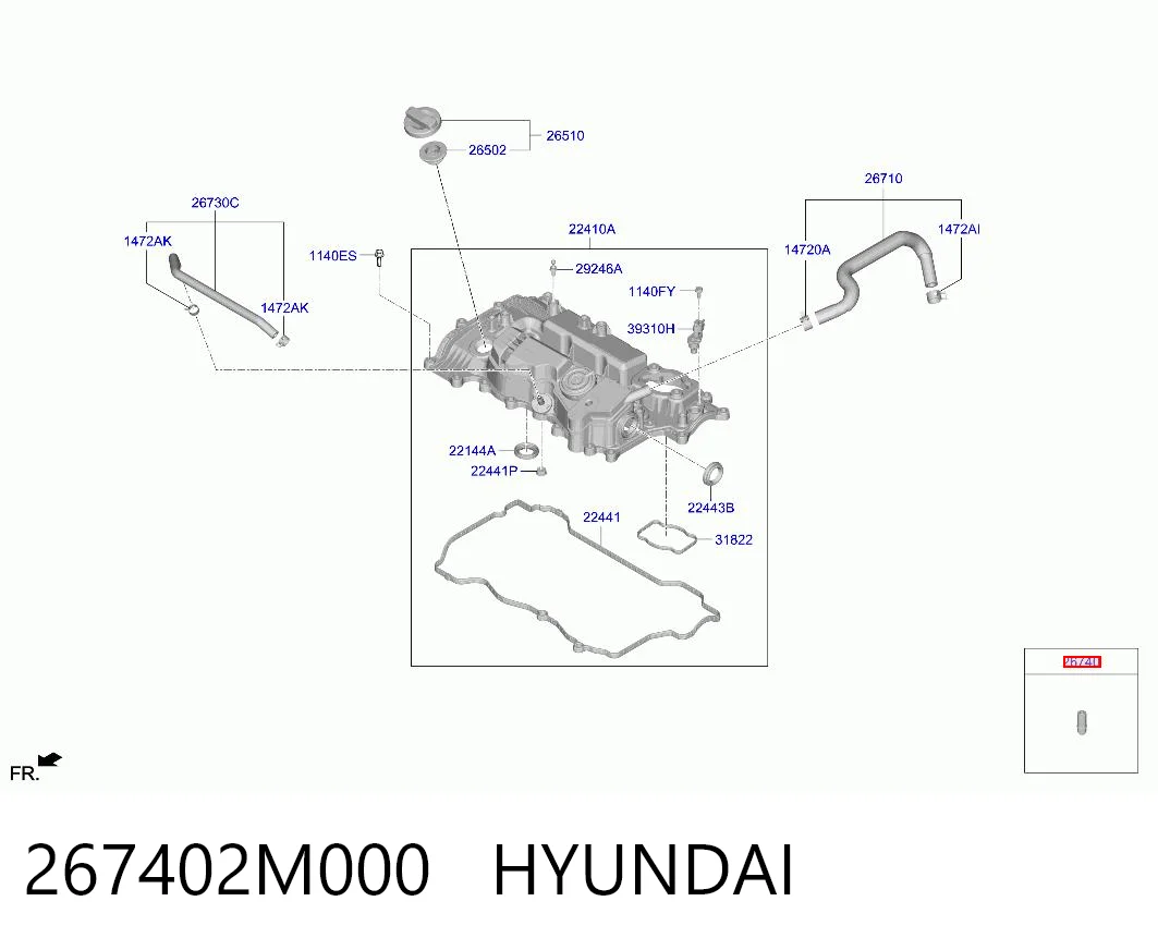 267402M000 Hyundai/Kia 