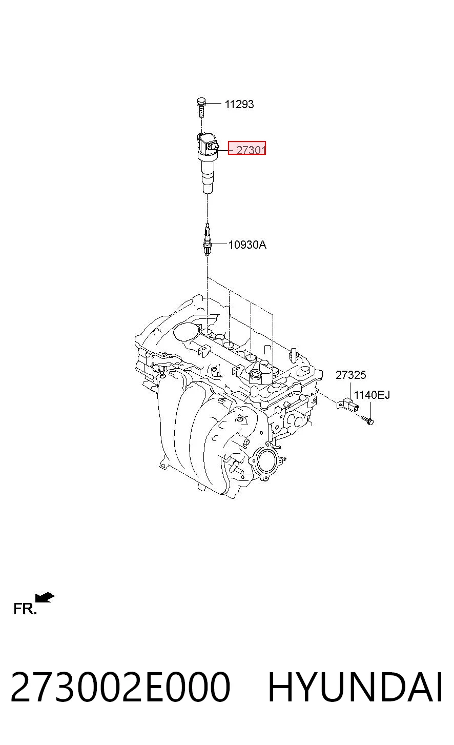 273002E000 Hyundai/Kia Катушка зажигания