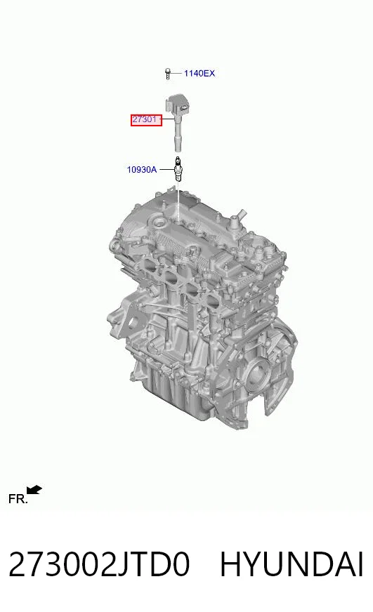 273002JTD0 Hyundai/Kia Катушка зажигания