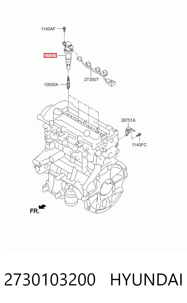 2730103200 Hyundai/Kia Катушка зажигания