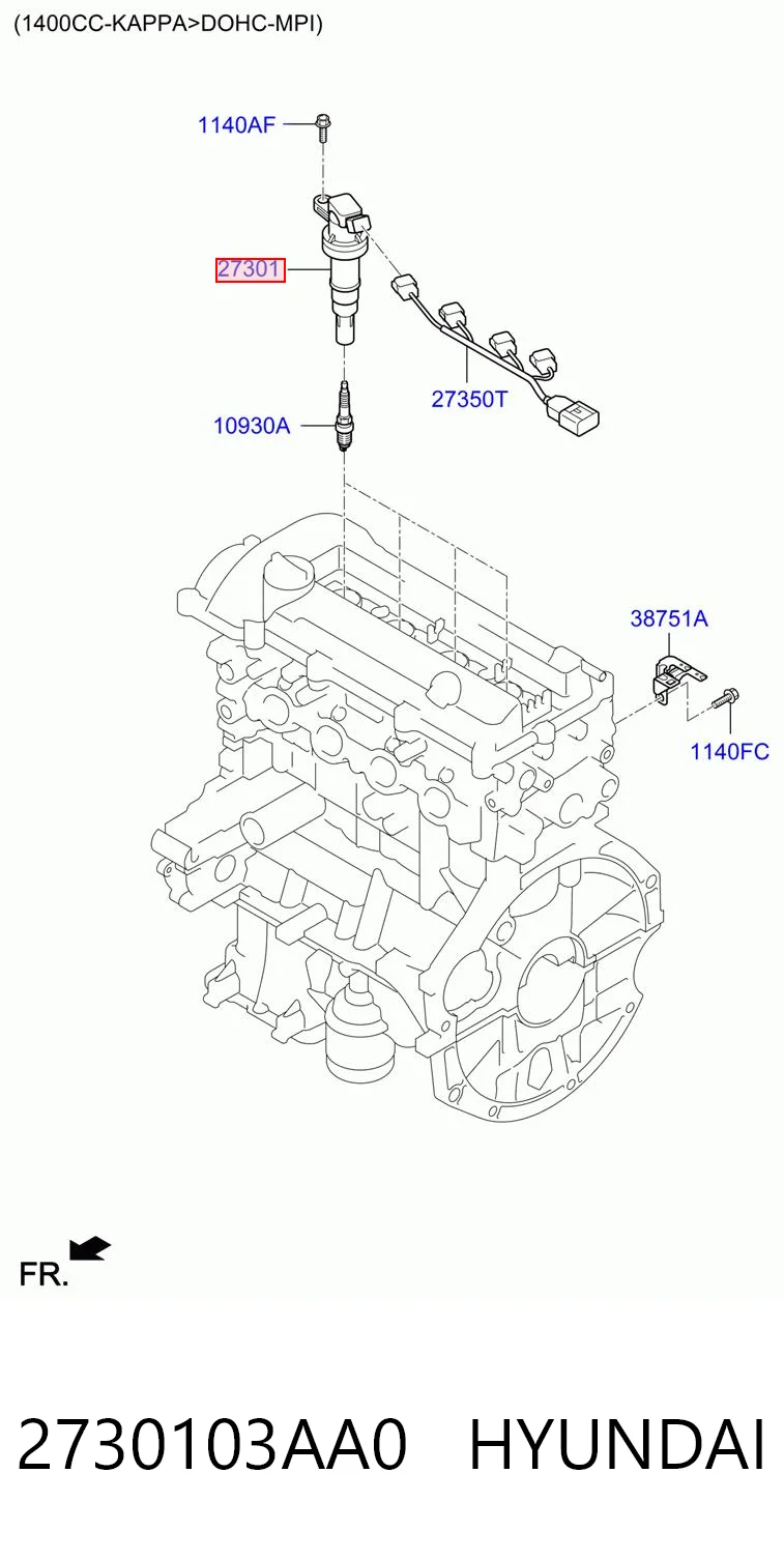 2730103AA0 Hyundai/Kia Катушка зажигания
