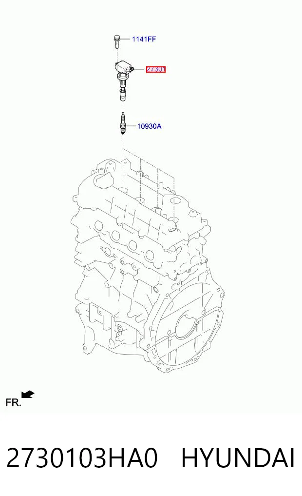 2730103HA0 Hyundai/Kia Катушка зажигания