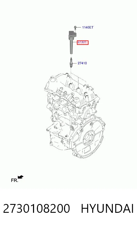2730108200 Hyundai/Kia Катушка зажигания