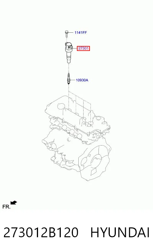 273012B120 Hyundai/Kia Катушка зажигания