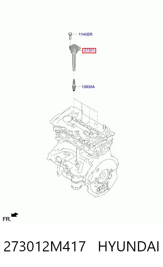 273012M417 Hyundai/Kia Катушка зажигания
