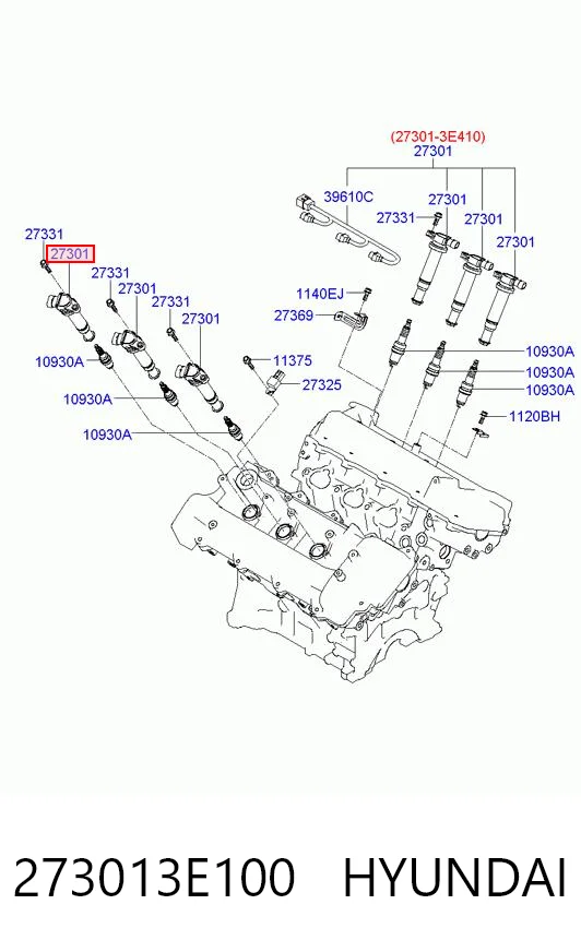 273013E100 Hyundai/Kia Катушка зажигания