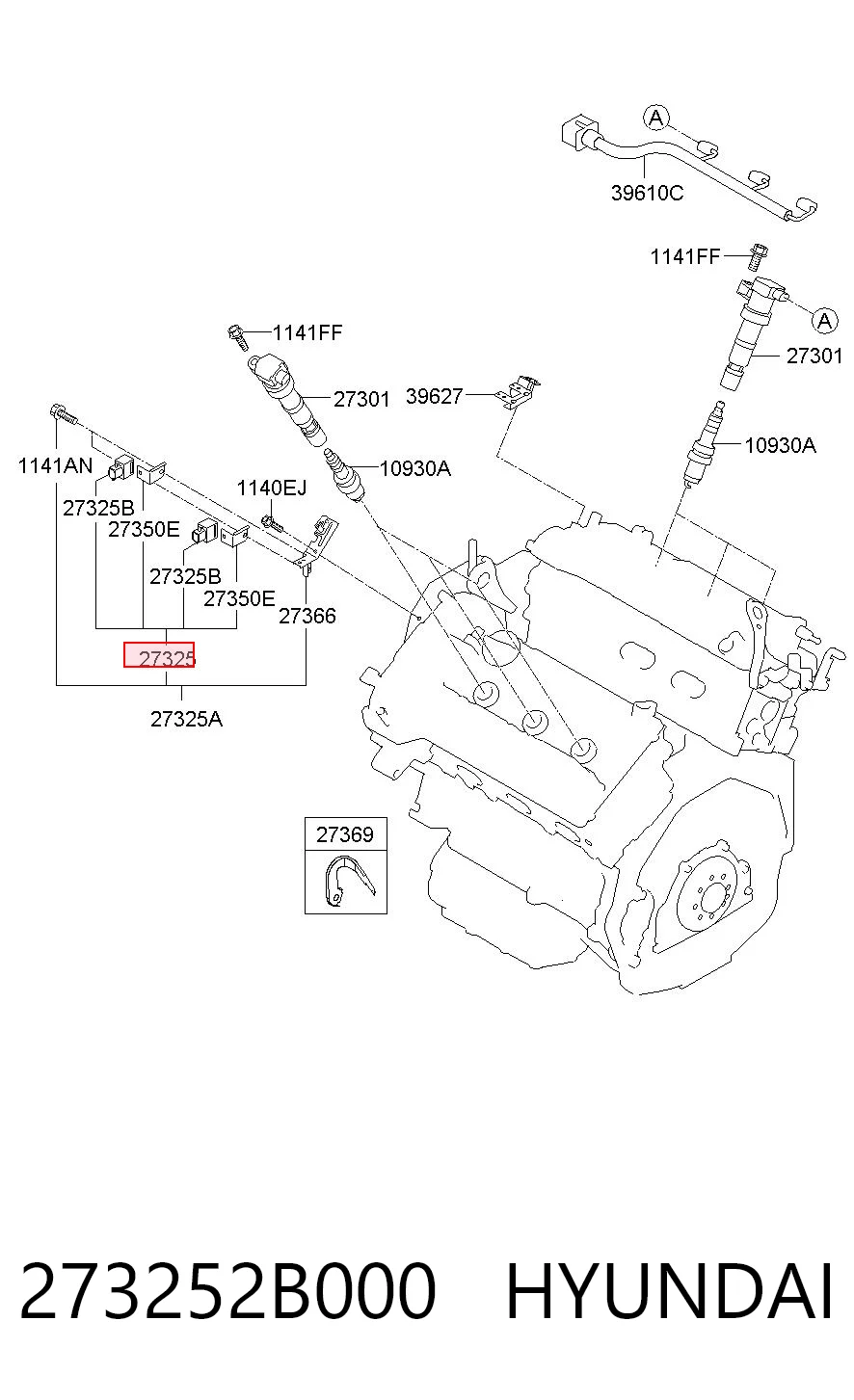 273252B000 Hyundai/Kia Конденсатор трамблера