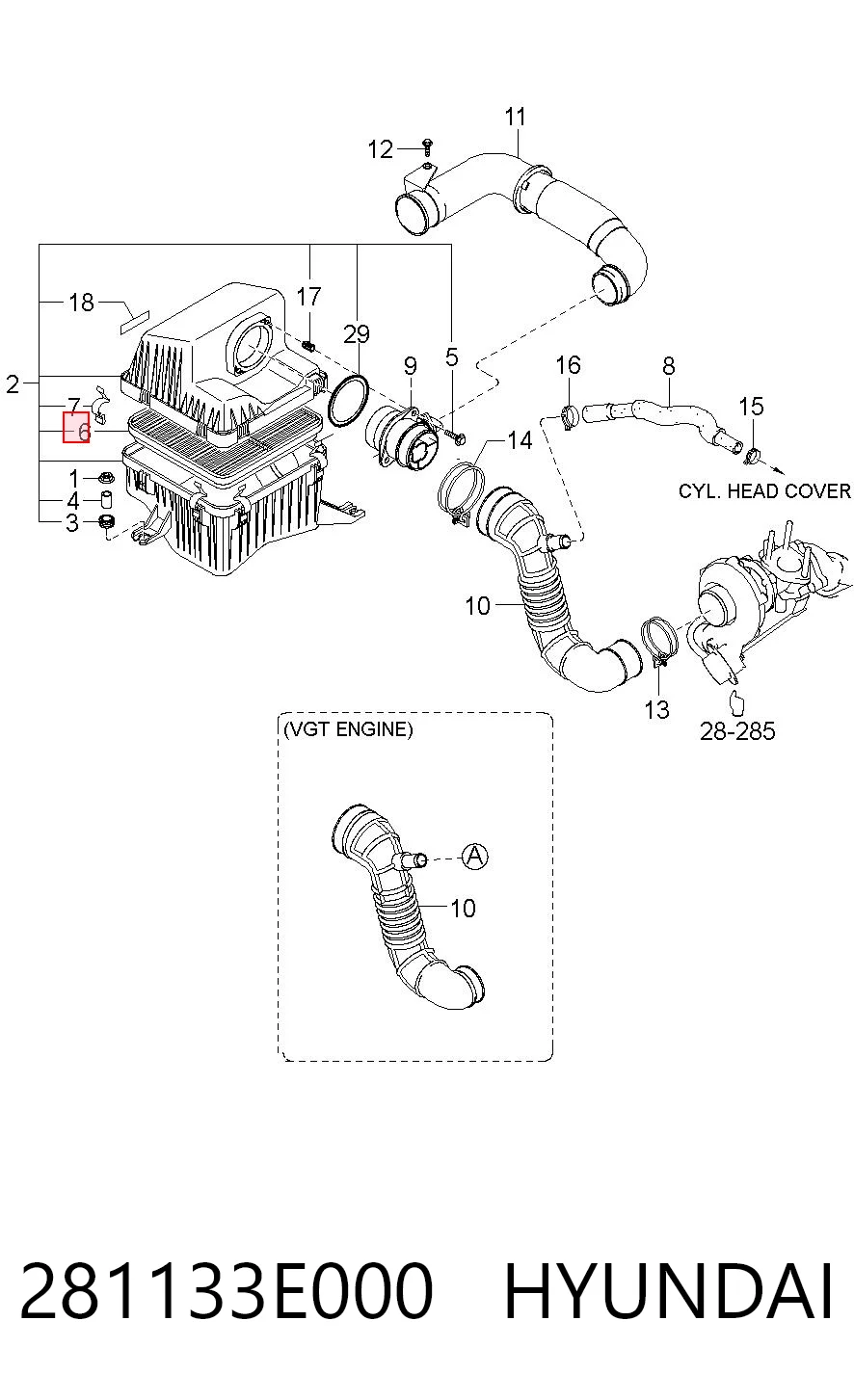 281133E000 Hyundai/Kia