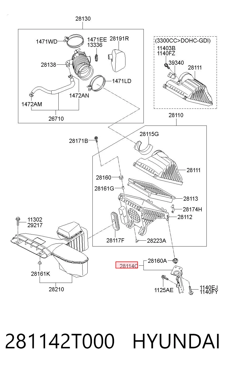 281142T000 Hyundai/Kia 