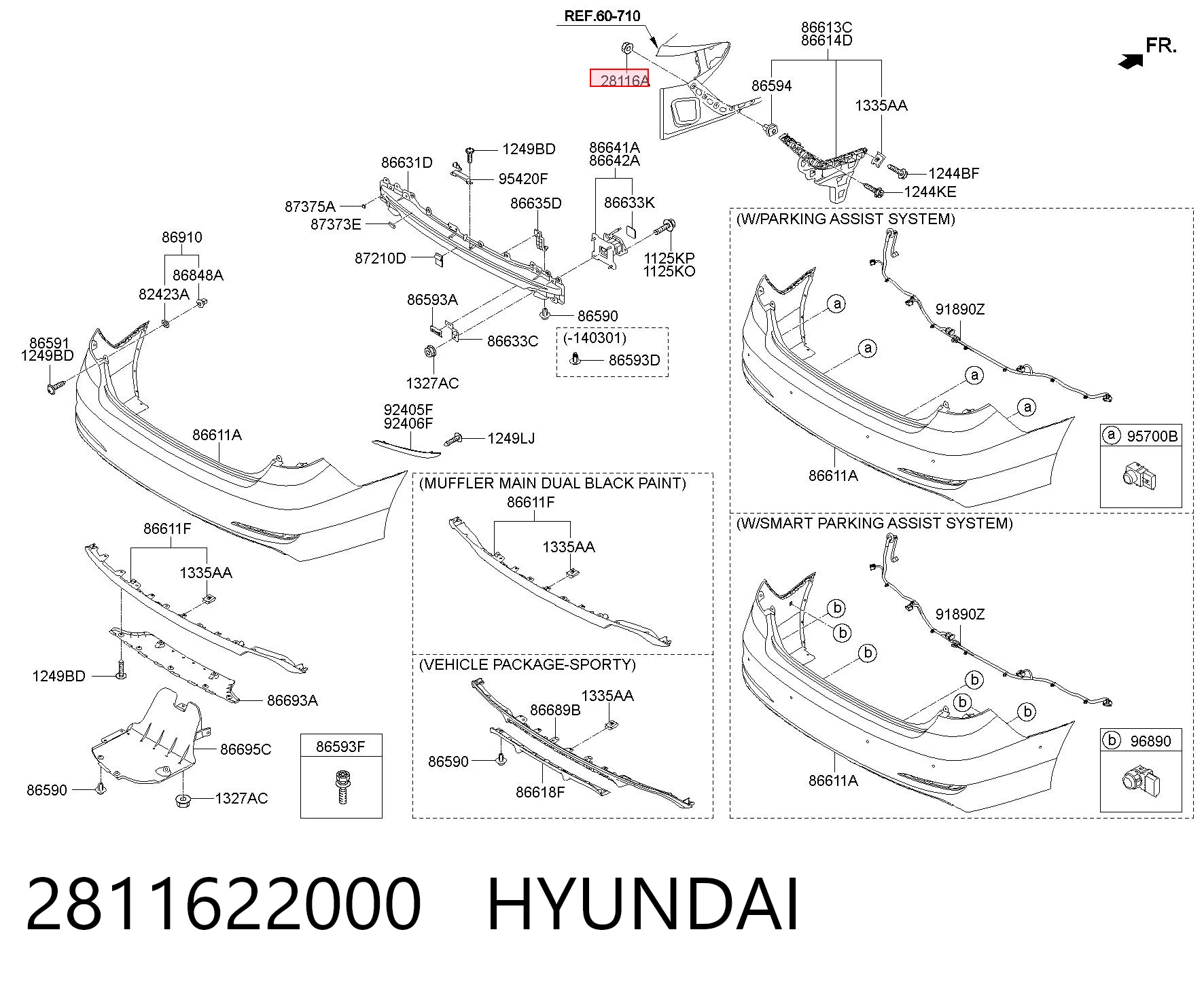 2811622000 Hyundai/Kia 