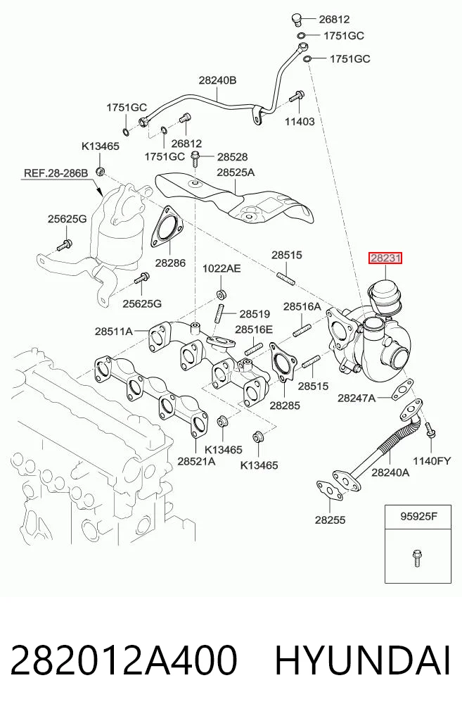 Турбина 7523410003 Garrett