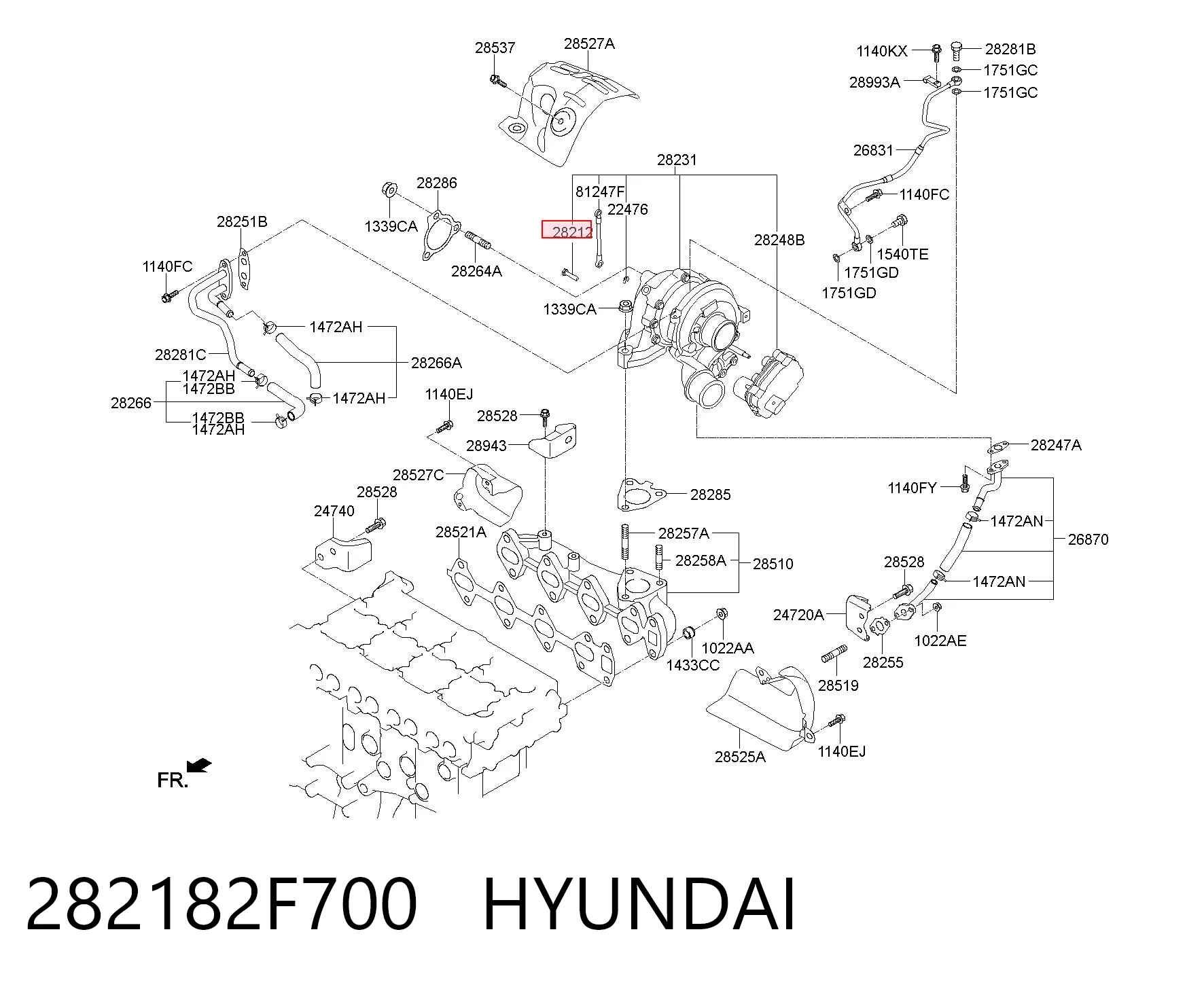 282182F700 Hyundai/Kia 