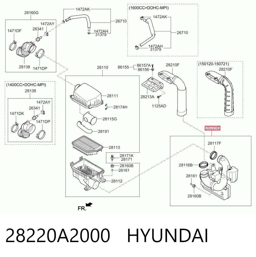 28220A2000 Hyundai/Kia