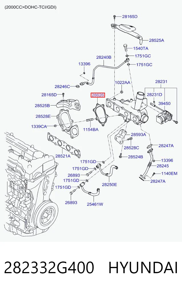 282332G400 Hyundai/Kia 