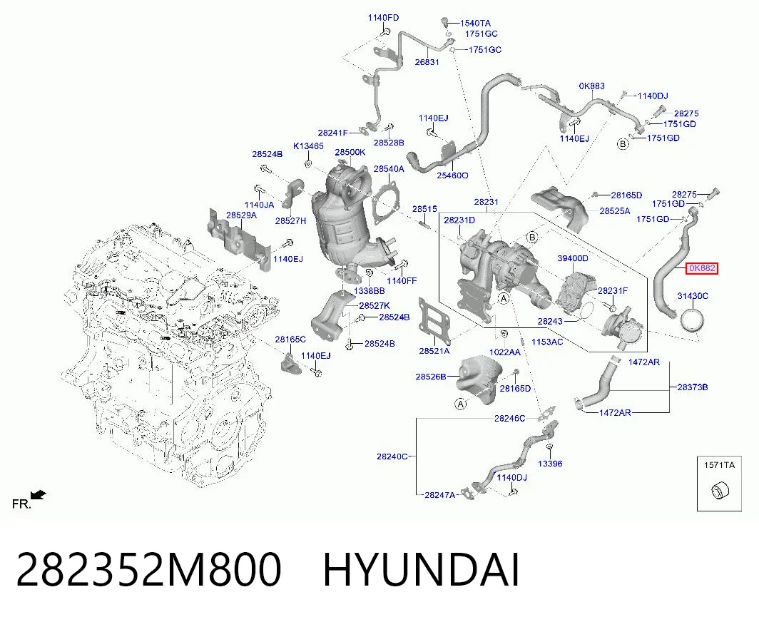 282352M800 Hyundai/Kia 