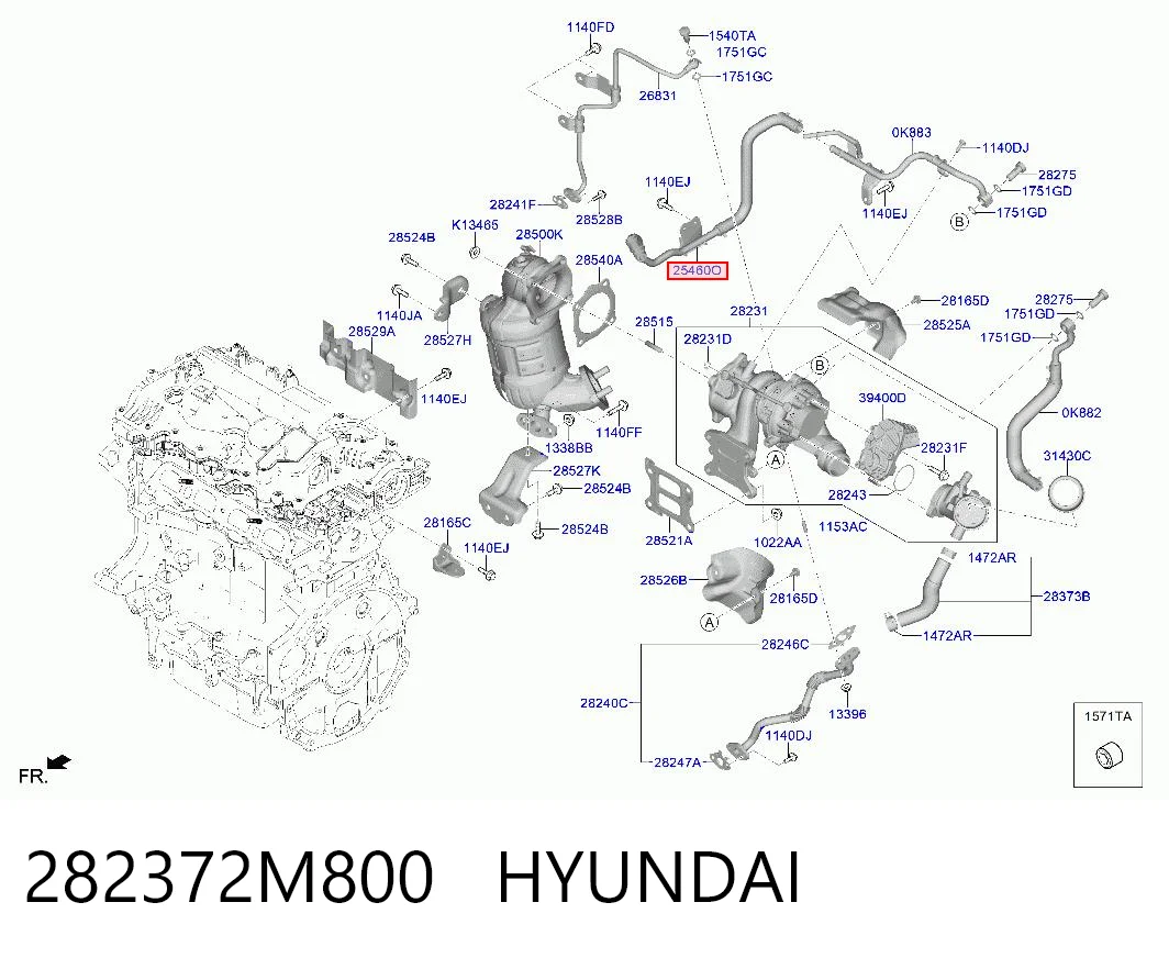 282372M800 Hyundai/Kia 