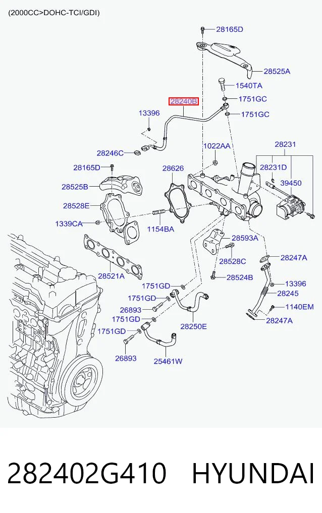 282402G410 Hyundai/Kia 