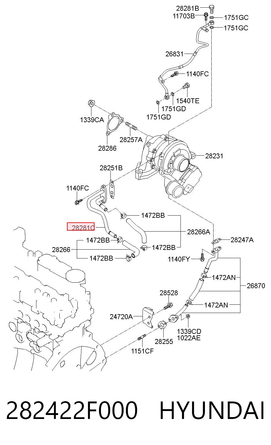 282422F000 Hyundai/Kia 