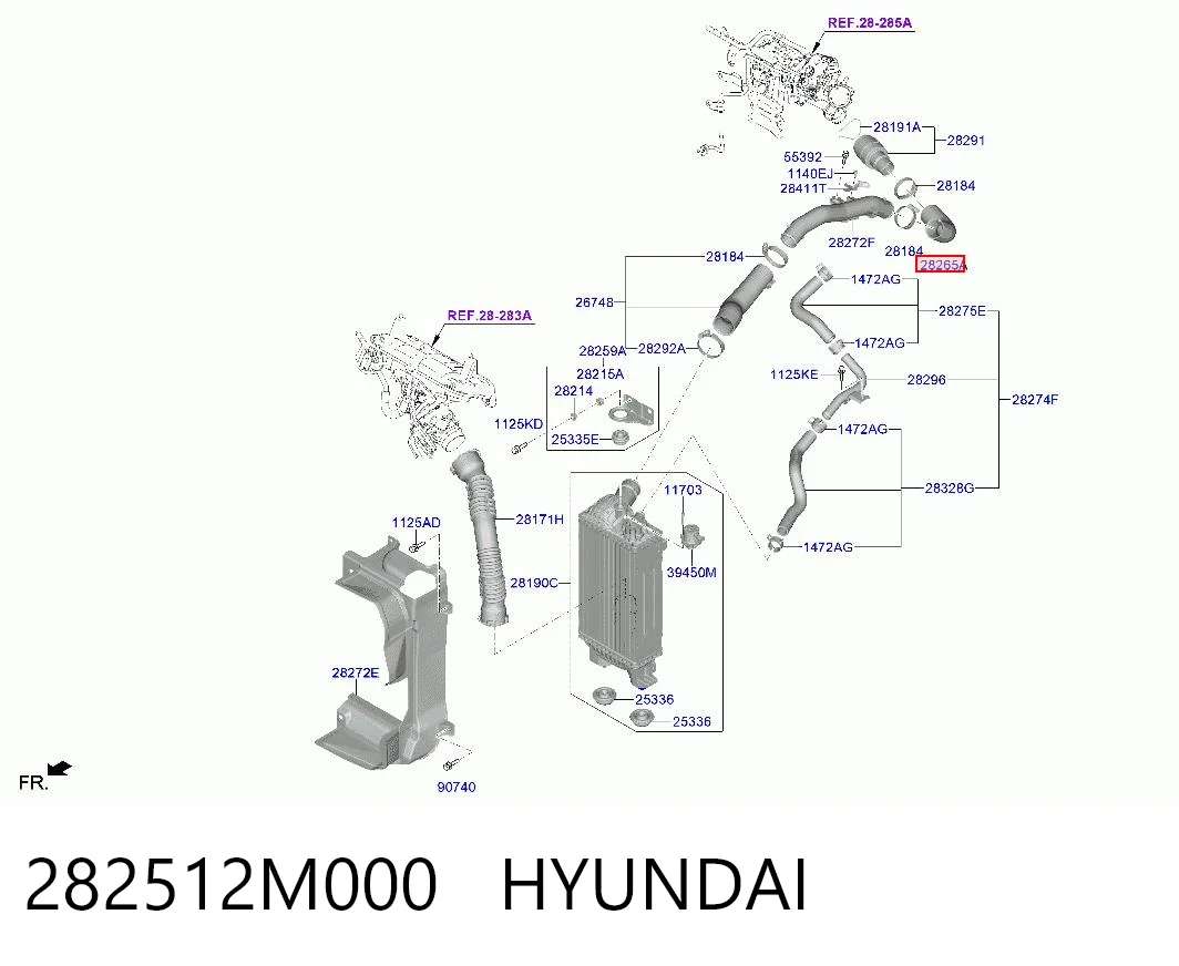 282512M000 Hyundai/Kia 