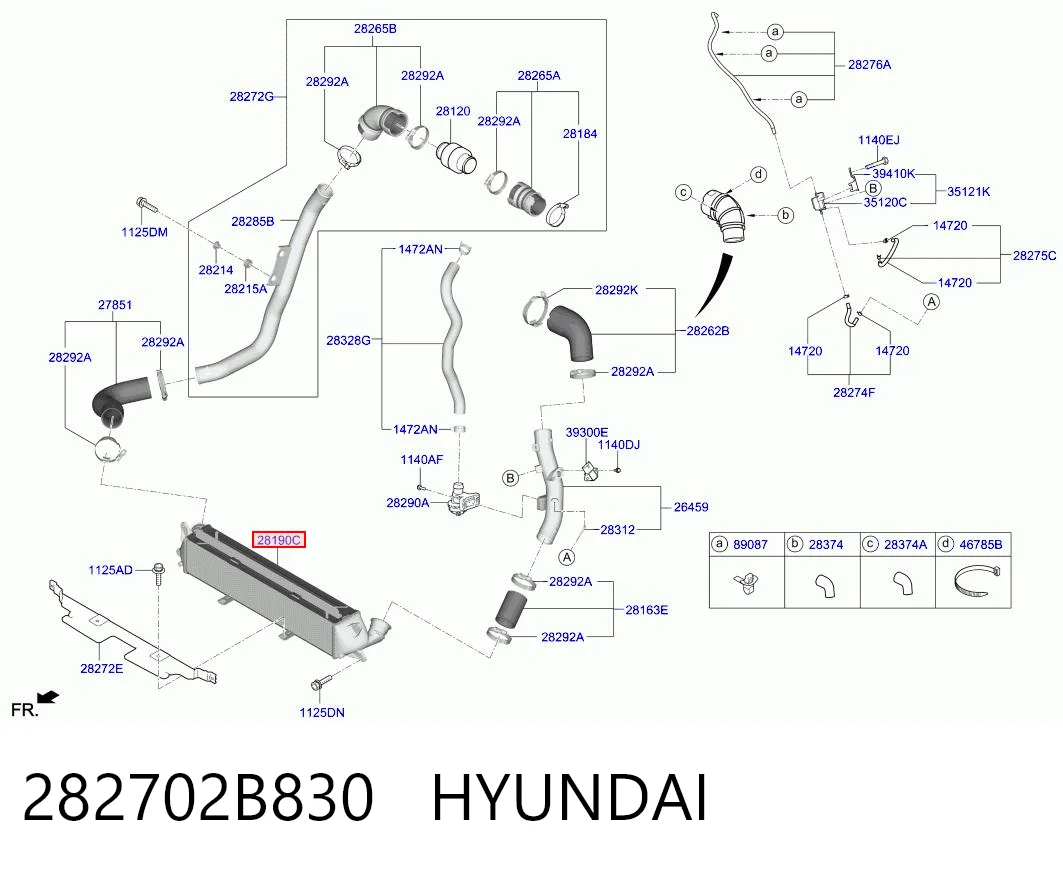  Интеркулер Hyundai KONA 