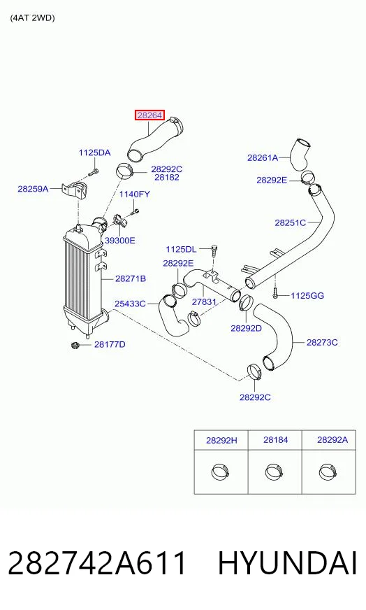 T13701 Gros Патрубок интеркуллера