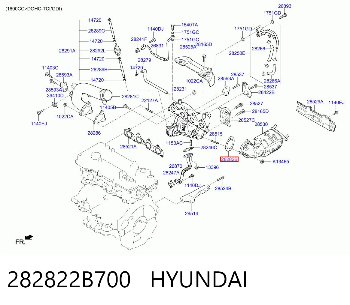 282822B700 Hyundai/Kia 