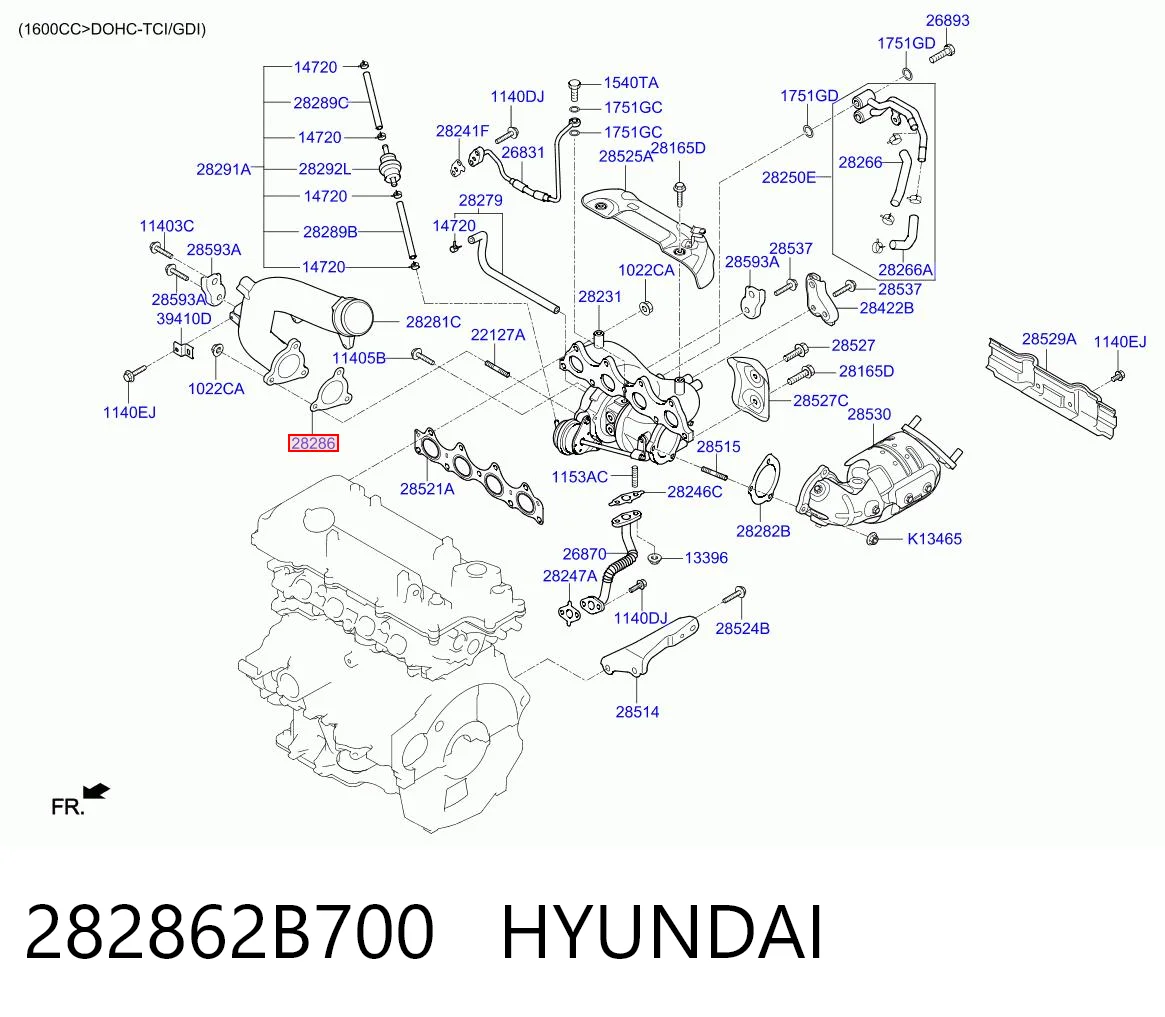 282862B700 Hyundai/Kia 
