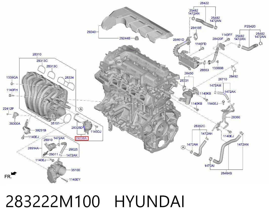 283222M100 Hyundai/Kia 