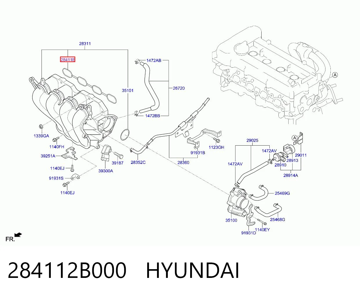 Купить 1717150010 Toyota Прокладка впускного коллектора
