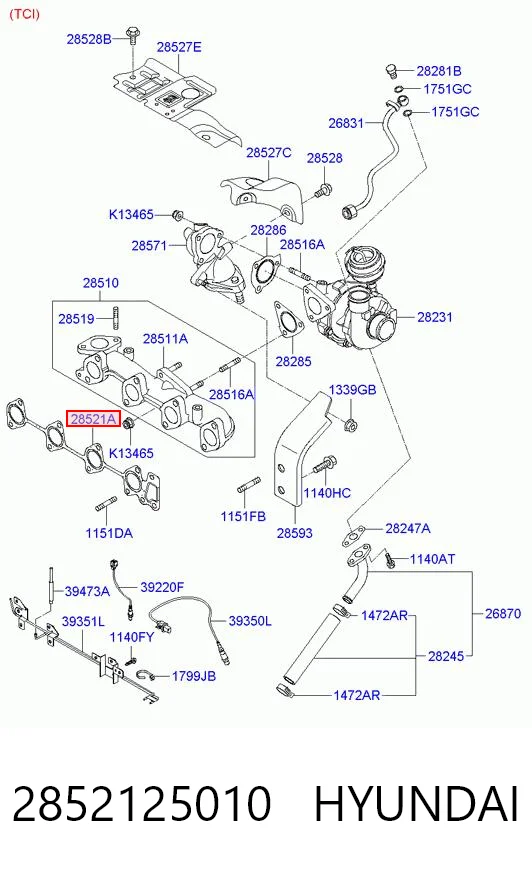 Прокладка коллектора выпускного Kamoka 8705307 цена, от 6.80 USD