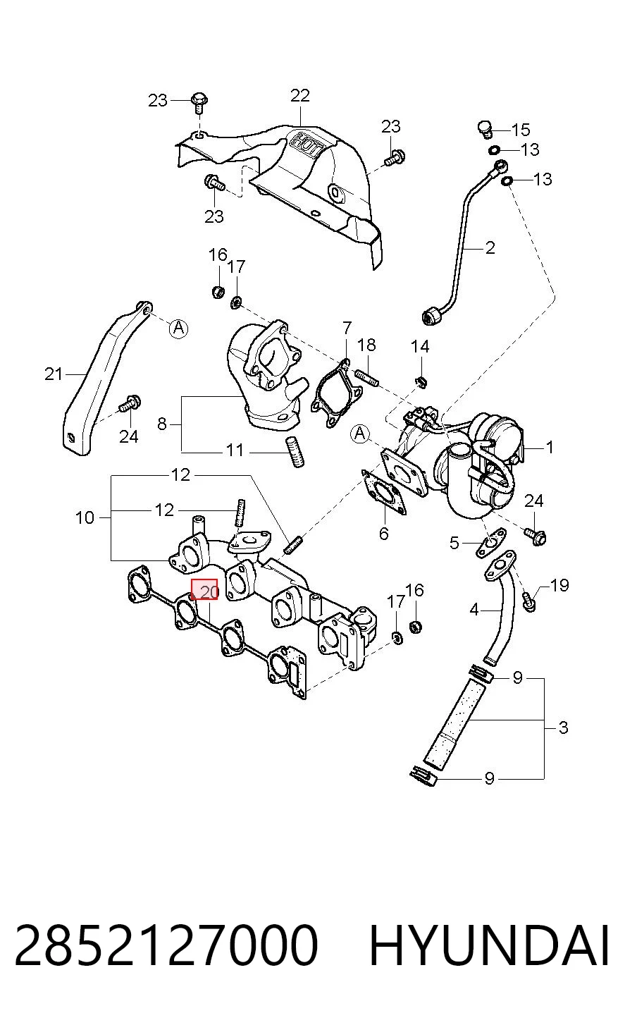 Прокладка коллектора выпускного Japan Cars N70512 цена, от 20.27 USD