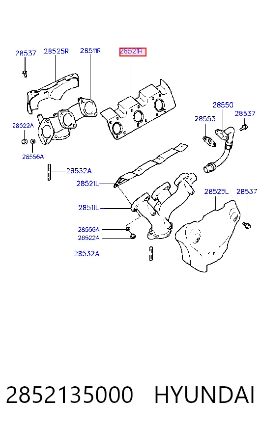 Прокладка коллектора выпускного Mitsubishi Sigma седан (F16A) (1990 - 1996) цена, от 22.62 USD