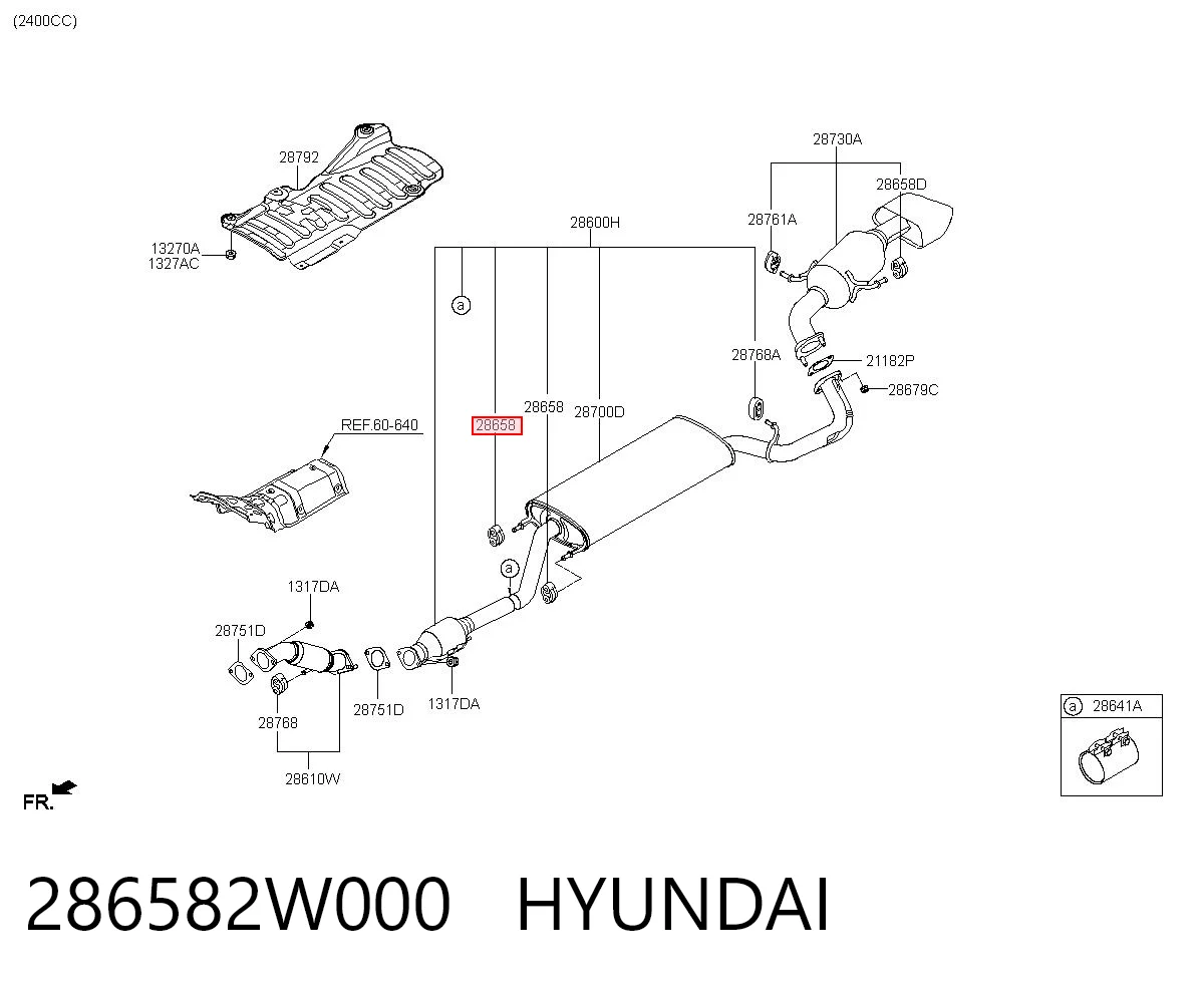 286582W000 Hyundai/Kia 