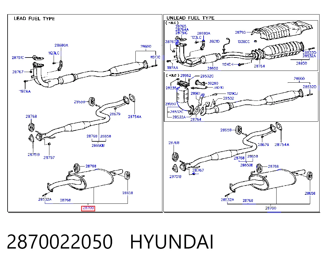  Глушитель задний Hyundai Accent 1
